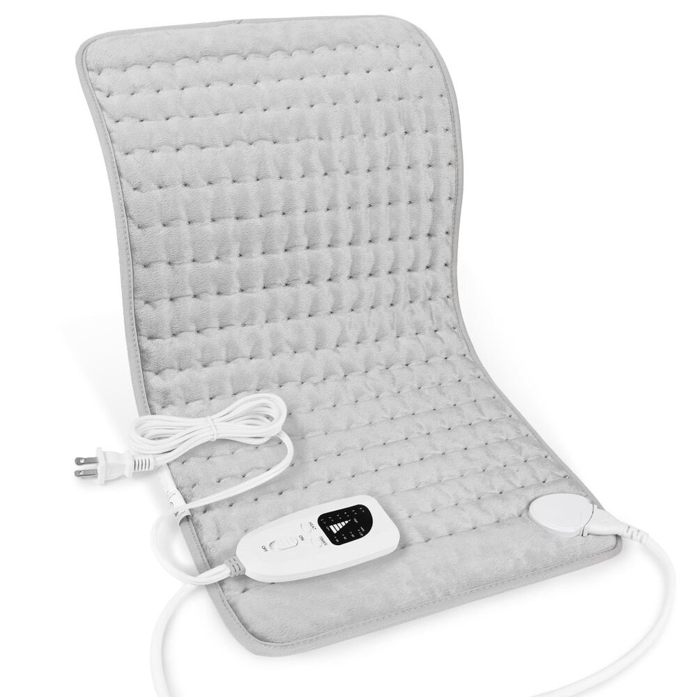 Electric Heated Facial Pad for Women - Light Gray
